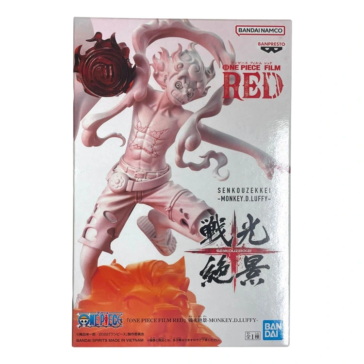 ESTÁTUA BANPRESTO ONE PIECE FILM RED - SENKOZEKKEI - MONKEY D. LUFFY 