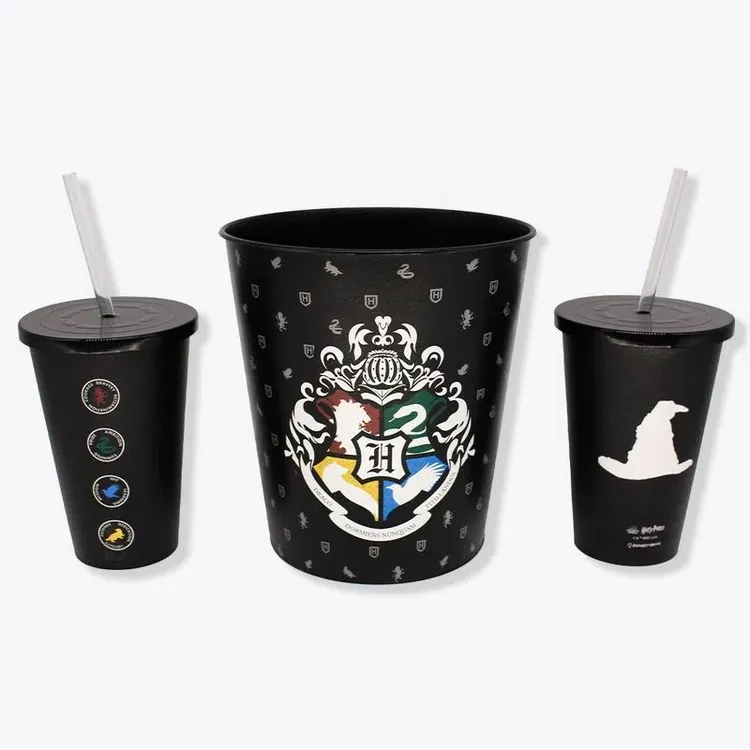 KIT PIPOCA HOGWARTS - HARRY POTTER 