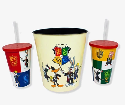 KIT PIPOCA 100 ANOS WARNER BROS HARRY POTTER 