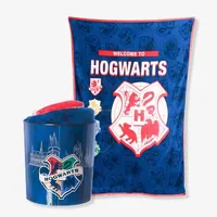 KIT MANTA COM BALDE HOGWARTS - HARRY POTTER  - imagem 1