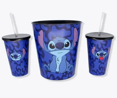 KIT PIPOCA STITCH - DISNEY 