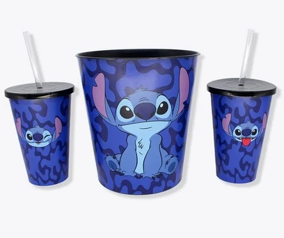KIT PIPOCA STITCH - DISNEY 