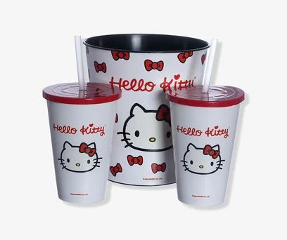 KIT PIPOCA HELLO KITTY 