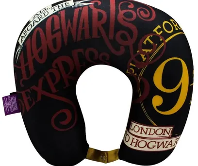 ALMOFADA PESCOÇO PLATAFORMA 9 3/4 - HARRY POTTER 