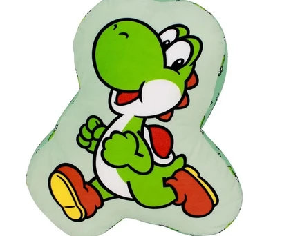 ALMOFADA FORMATO YOSHI - MARIO 