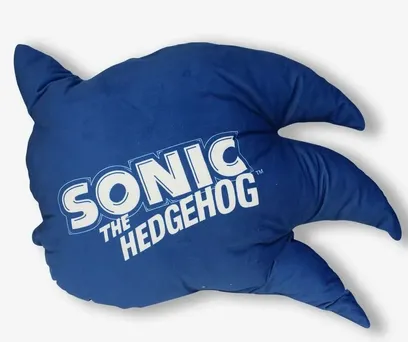 ALMOFADA FORMATO CABEÇA SONIC SPEED 