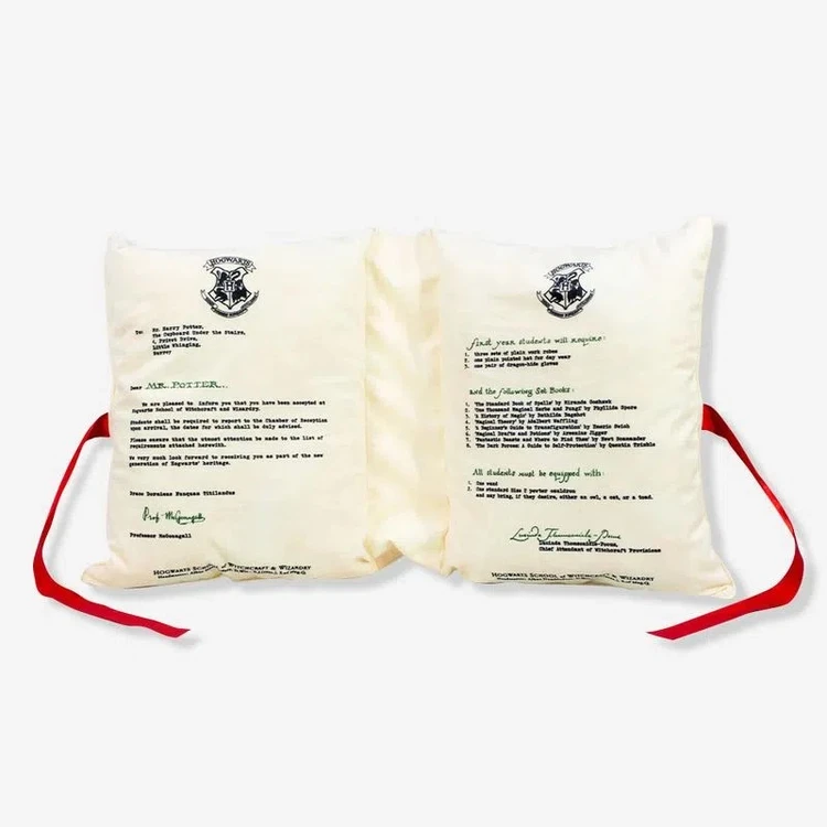 ALMOFADA FORMATO CARTA HOGWARTS – HARRY POTTER 