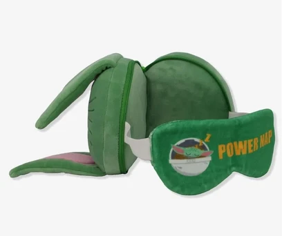 MÁSCARA DE DORMIR COM ALMOFADA BABY YODA – STAR WARS 