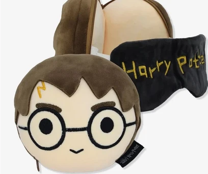 MÁSCARA DE DORMIR COM ALMOFADA HARRY POTTER 