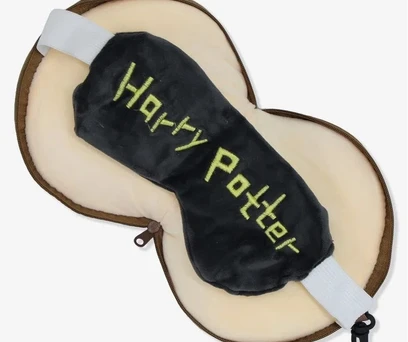 MÁSCARA DE DORMIR COM ALMOFADA HARRY POTTER 