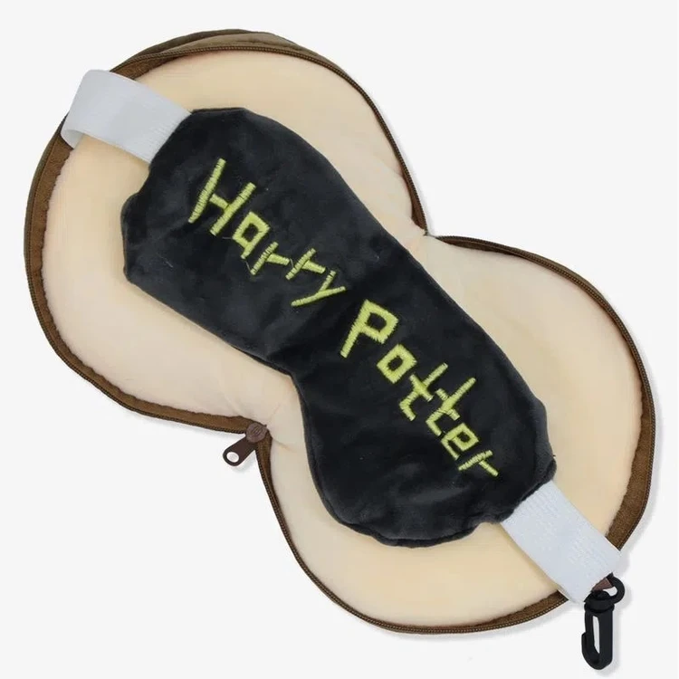 MÁSCARA DE DORMIR COM ALMOFADA HARRY POTTER 