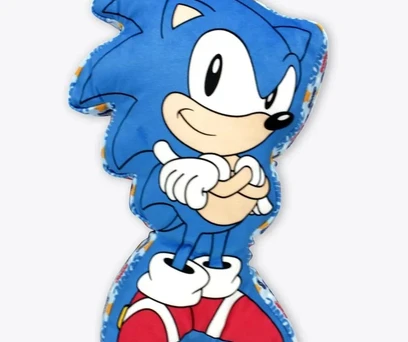 ALMOFADA FORMATO SONIC SPEED - SEGA 