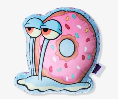 ALMOFADA FORMATO GARY - BOB ESPONJA 