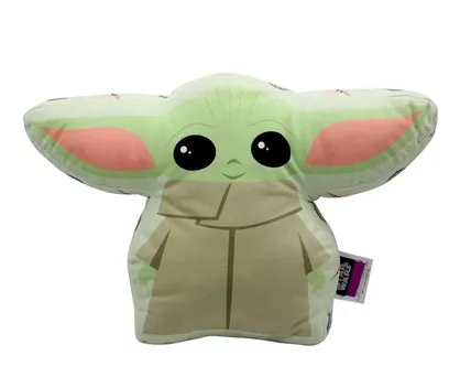 ALMOFADA FORMATO BABY YODA MANDALION STAR WARS 