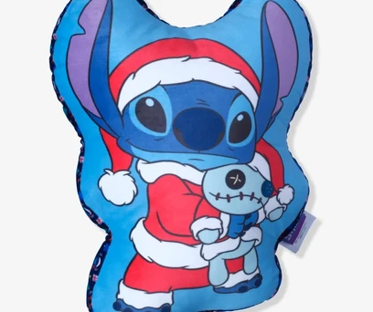 ALMOFADA FORMATO STITCH NATAL - DISNEY