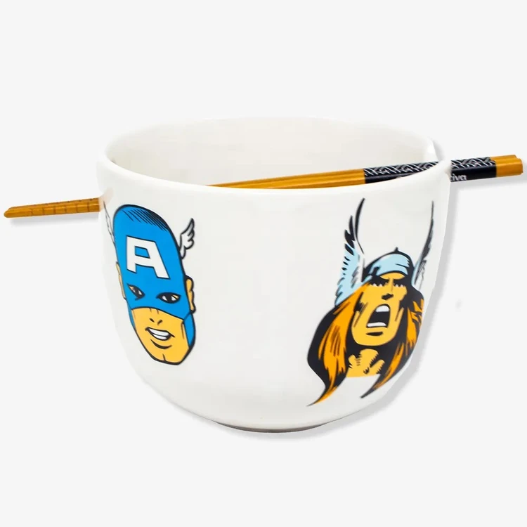 BOWL COM HASHI MARVEL COMICS 