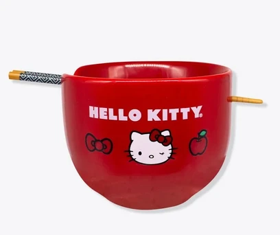 BOWL COM HASHI HELLO KITTY 