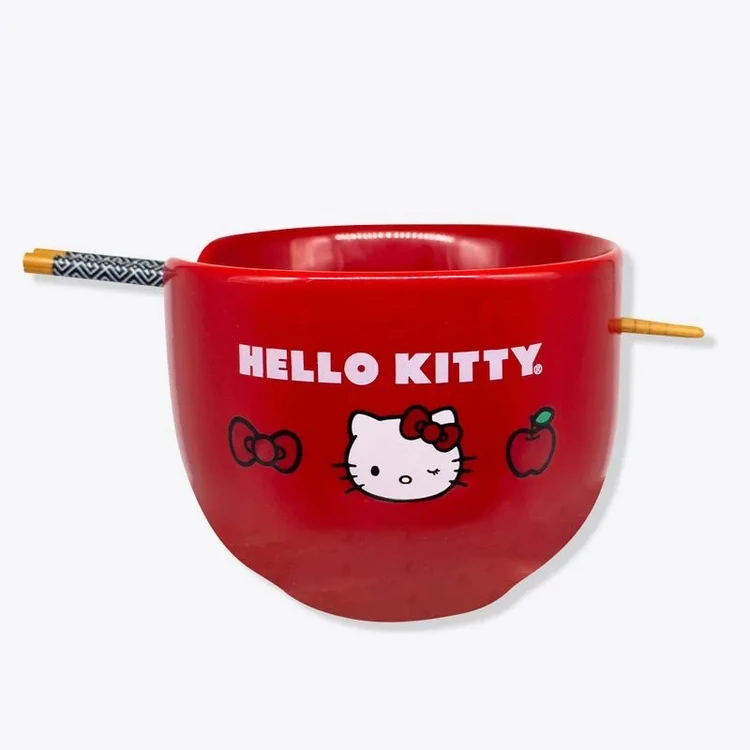 BOWL COM HASHI HELLO KITTY 