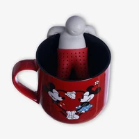 CANECA COM INFUSOR MICKEY E MINNIE - DISNEY  - imagem 1