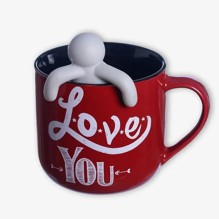 CANECA COM INFUSOR MICKEY E MINNIE - DISNEY 