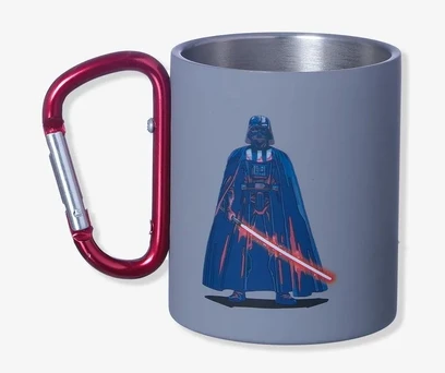 CANECA MOSQUETÃO DARTH VADER - STAR WARS 