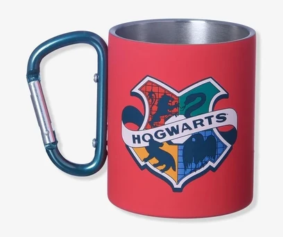 CANECA MOSQUETÃO HOGWARTS - HARRY POTTER 