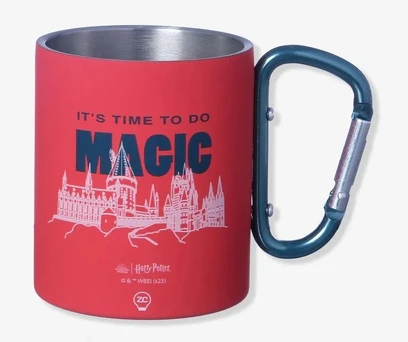 CANECA MOSQUETÃO HOGWARTS - HARRY POTTER 