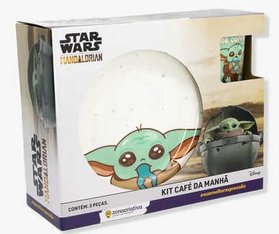 KIT CAFÉ DA MANHÃ BABY YODA – STAR WARS 