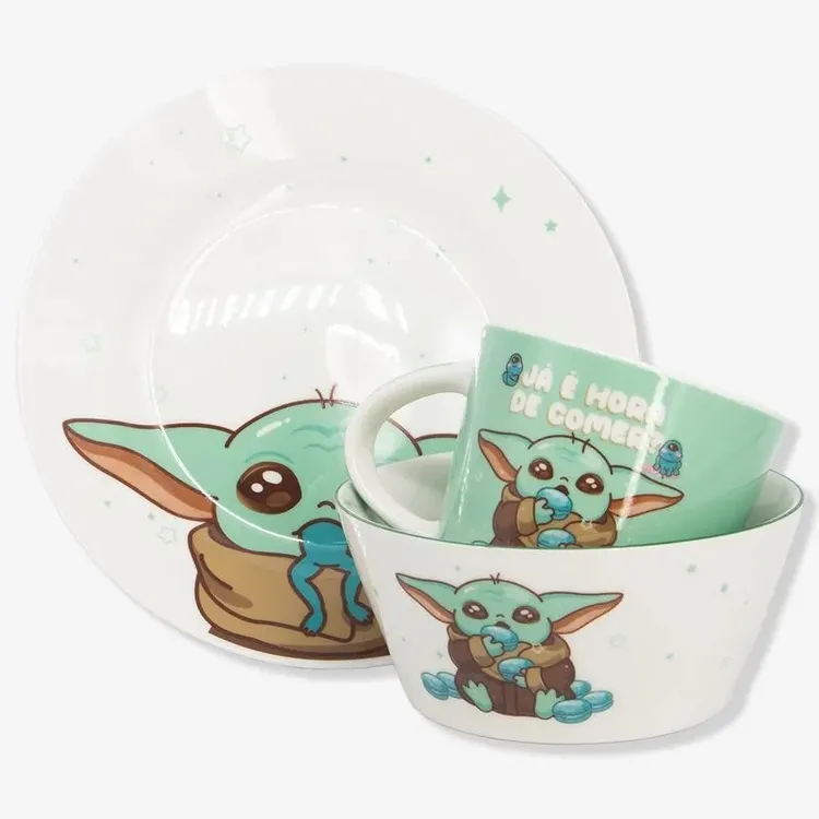 KIT CAFÉ DA MANHÃ BABY YODA – STAR WARS 