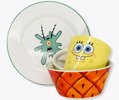 KIT CAFÉ DA MANHÃ BOB ESPONJA 