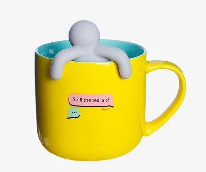 CANECA COM INFUSOR BOB ESPONJA 