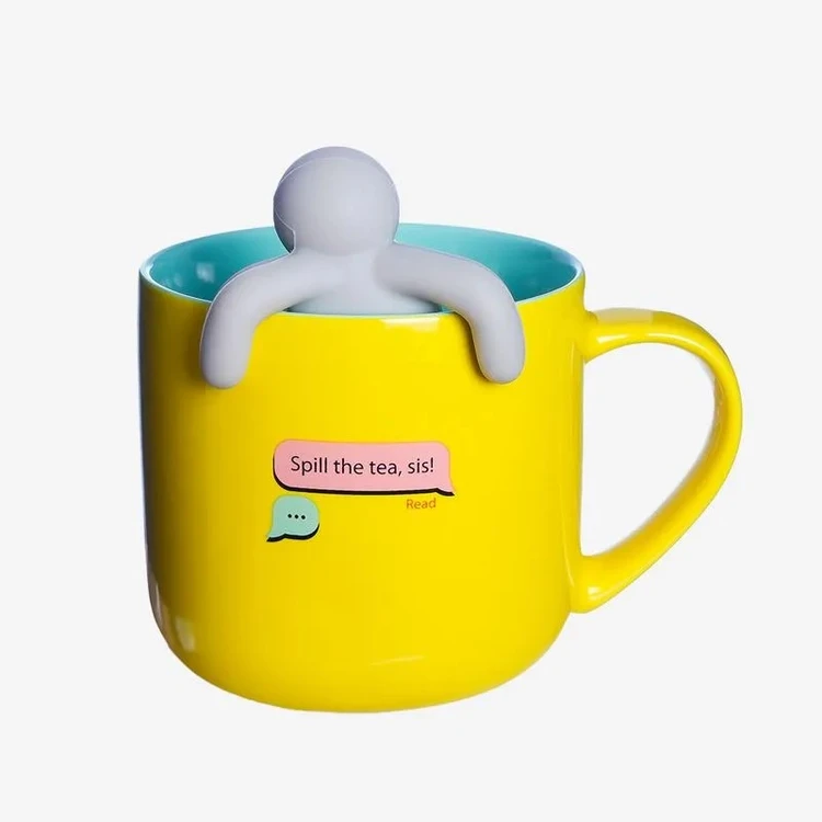 CANECA COM INFUSOR BOB ESPONJA 