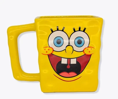 CANECA FORMATO BOB ESPONJA 