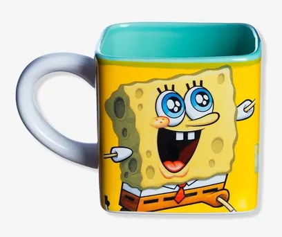 CANECA CUBO BOB ESPONJA 