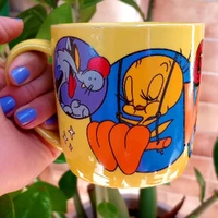 CANECA PIU PIU E FRAJOLA - LOONEY TUNES  - imagem 1