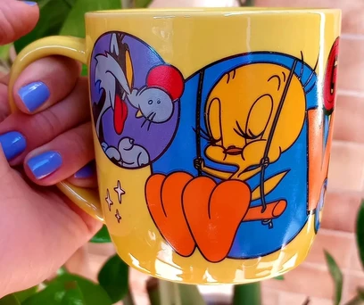CANECA PIU PIU E FRAJOLA - LOONEY TUNES 