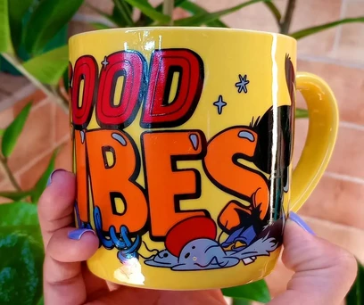 CANECA PIU PIU E FRAJOLA - LOONEY TUNES 