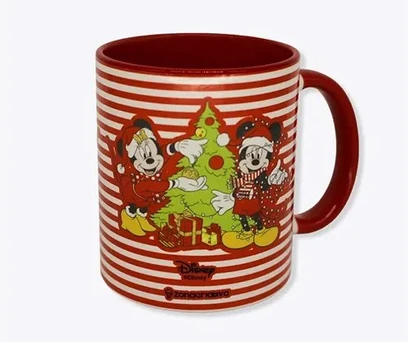 CANECA POP MINNIE E MICKEY NATAL