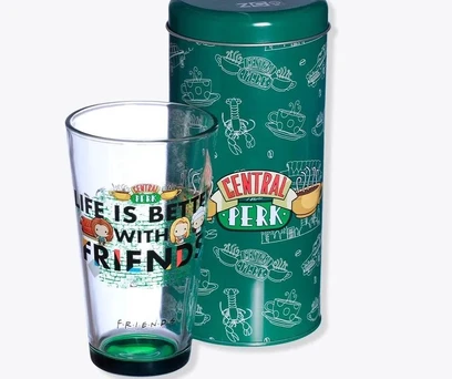 COPO COM COFRE CENTRAL PERK - FRIENDS 