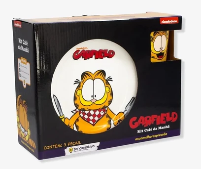 KIT CAFÉ DA MANHÃ GARFIELD 