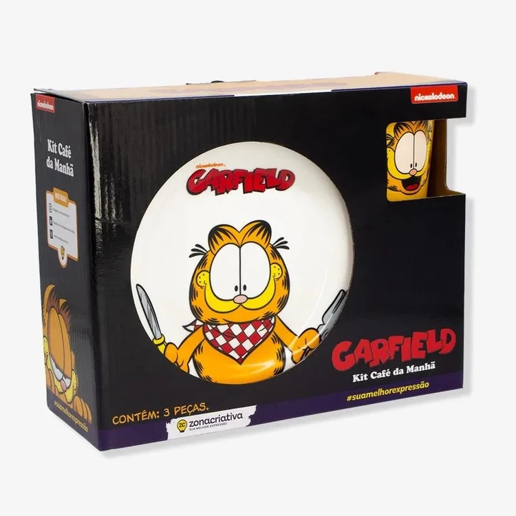 KIT CAFÉ DA MANHÃ GARFIELD 