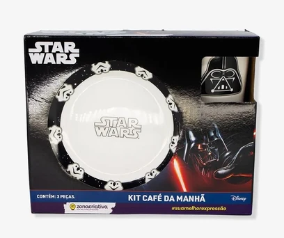 KIT CAFÉ DA MANHÃ - STAR WARS 