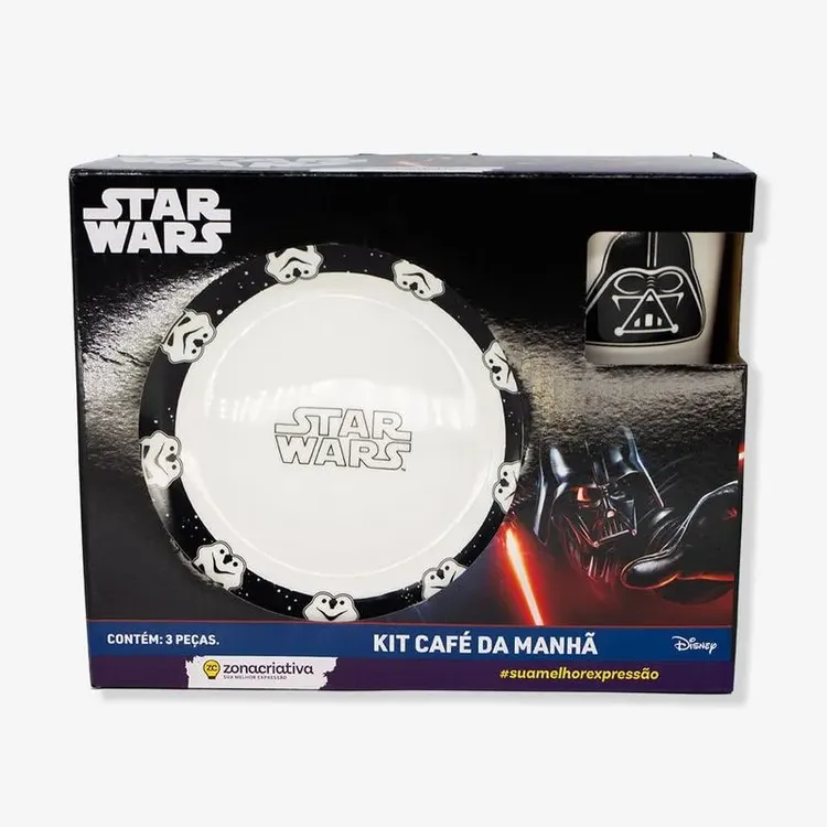 KIT CAFÉ DA MANHÃ - STAR WARS 