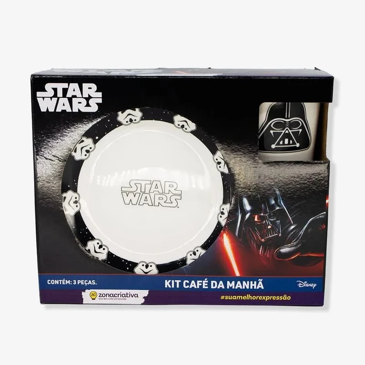 KIT CAFÉ DA MANHÃ - STAR WARS 