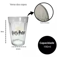KIT 6 COPOS AMERICANOS - HARRY POTTER  - imagem 2