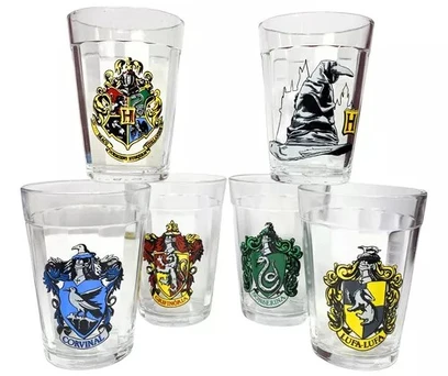 KIT 6 COPOS AMERICANOS - HARRY POTTER 