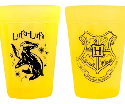 KIT 2 COPOS AMERICANOS LUFA-LUFA - HARRY POTTER 