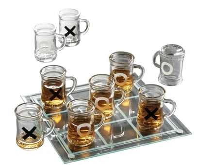 JOGO DA VELHA COM COPOS DE DRINK 