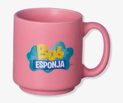 CANECA MINI TINA PATRICK ESTRELA - BOB ESPONJA