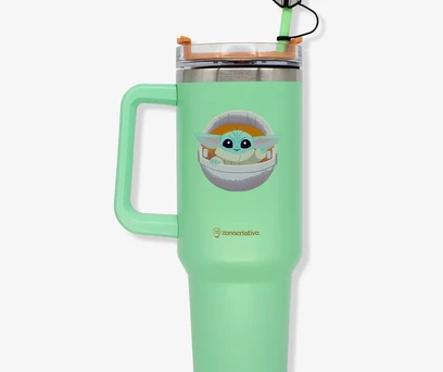 COPO TÉRMICO TUMBLER BABY YODA - STAR WARS 